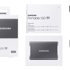 Disque dur externe SSD 500Go MU-PC500T WW - USB 3.2 - Sécurisation par mot de passe - 1050 Mo/s - Samsung T7 – Image 4