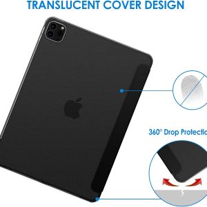 Étui  de protection pour iPad Pro 11 pouces, Modèle 2022,2021,2020,2018, Deverouillage et verouillage automatique (Noir) - JETech – Image 4