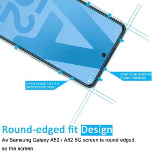 Lot de 2 protecteur d'écran pour Samsung Galaxy A52, A52 5G, A52S 5G-Anti Rayures-Ultra Résistant(0,33mm HD Ultra Transparent) Dureté 9H Glass - NEW'C – Image 6