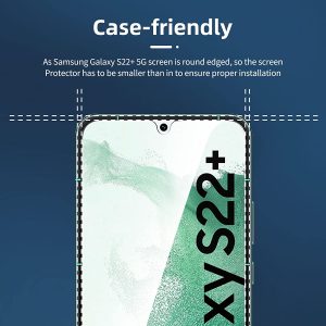 Lot de 3 protecteur d'écran pour Samsung Galaxy S22+/S22 Plus, Anti Rayures - Ultra Résistant (0,26mm HD Ultra Transparent) Dureté 9H Glass -  NEW'C – Image 3
