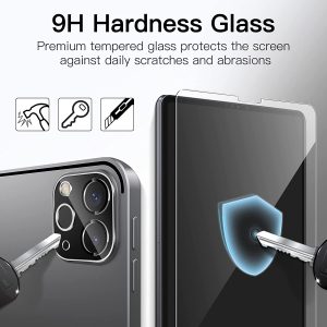 2 paquets de Protecteur d'écran et d'objectif d'appareil photo pour iPad Pro 11 pouces, 2022,2021,2020 (4,3,2 génération) - JETech – Image 4