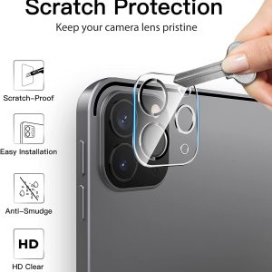 2 paquets de Protecteur d'écran et d'objectif d'appareil photo pour iPad Pro 11 pouces, 2022,2021,2020 (4,3,2 génération) - JETech – Image 5