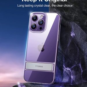 Coque transparente avec support pour iPhone 14 Pro Max - TORRAS MoonClimber – Image 5