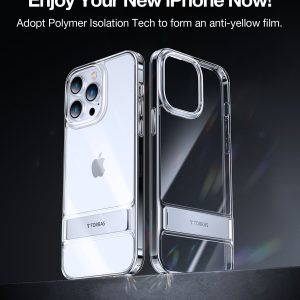 Coque transparente avec support pour iPhone 14 Pro Max - TORRAS MoonClimber – Image 2