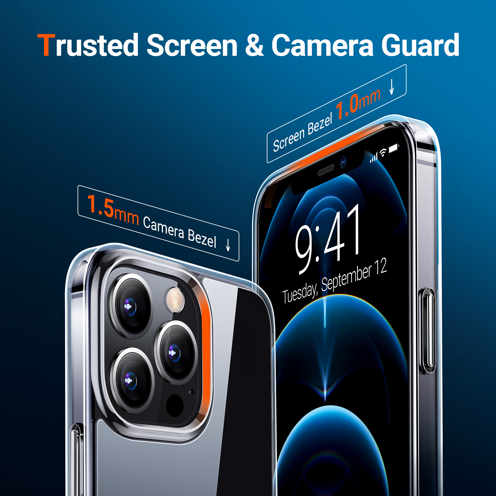 Coque de protection pour Iphone 13 Pro MoonClimber(UPPRO Clear Case) Series – Torras – 4
