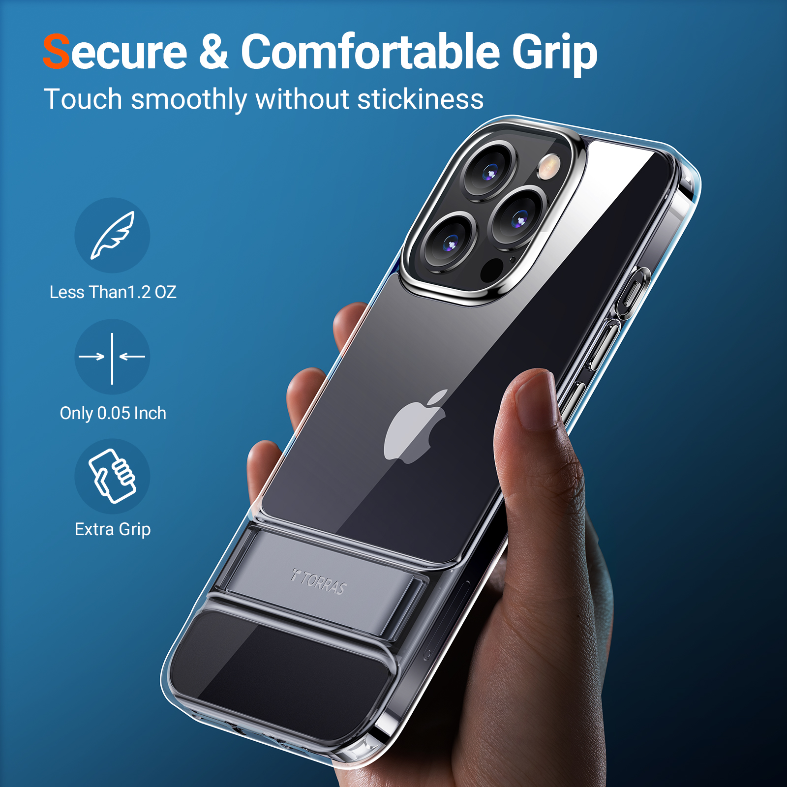 Coque de protection pour Iphone 13 Pro MoonClimber(UPPRO Clear Case) Series – Torras – 6