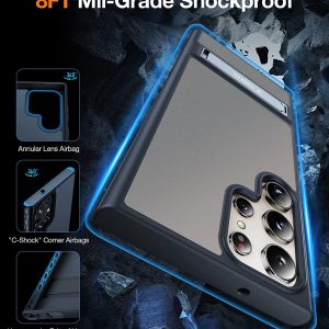 Coque de protection pour Samsung Galaxy S23 Ultra  avec support de qualité militaire noir fantôme - TORRAS MarsClimber – Image 5