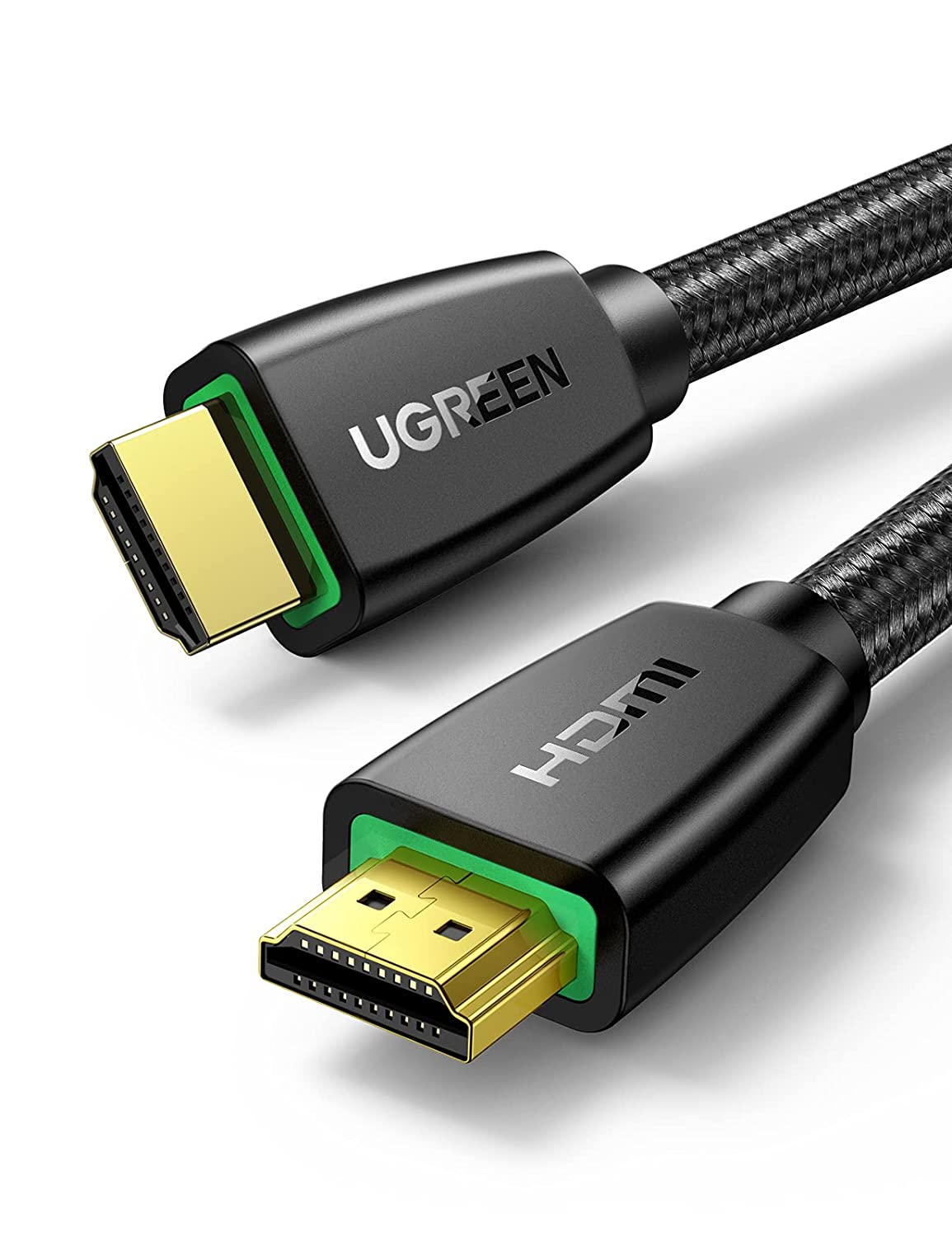 UGREEN Câble HDMI 4K Ultra HD Cordon HDMI 2.0 Haute Vitesse par Ethernet en Nylon Tressé Supporte 3D HDR Retour Audio