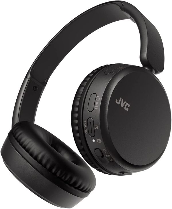 Casque sans Fil Supra-aural, 3 Modes sonores(Basse, Clair, Normal), 35H d'autonomie, Léger, Structure pivotante et Pliable à Plat, Connexion Multipoint, Bluetooth - JVC - HA-Z37W-B (Noir) 6