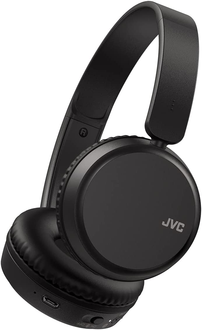 Casque sans Fil Supra-aural, 3 Modes sonores(Basse, Clair, Normal), 35H d’autonomie, Léger, Structure pivotante et Pliable à Plat, Connexion Multipoint, Bluetooth – JVC – HA-Z37W-B (Noir)