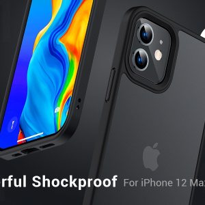 Coque de Protection Antichoc Guardian Séries pour Iphone 12 et 12 Pro, Noir - TORRAS – Image 7
