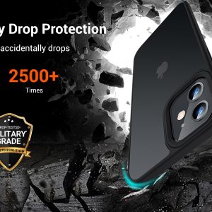 Coque de Protection Antichoc Guardian Séries pour Iphone 12 et 12 Pro, Noir - TORRAS – Image 8