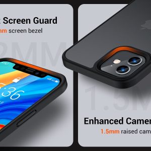 Coque de Protection Antichoc Guardian Séries pour Iphone 12 et 12 Pro, Noir - TORRAS – Image 9