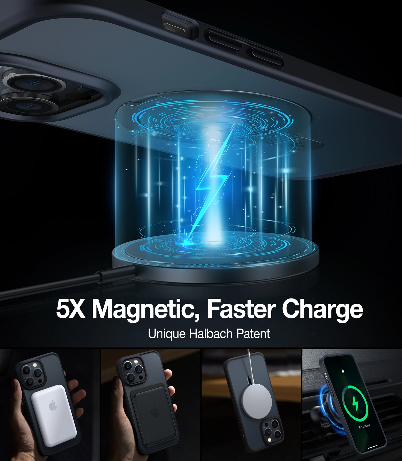 Coque magnétique Ostand pour iPhone 14 Pro Max 3