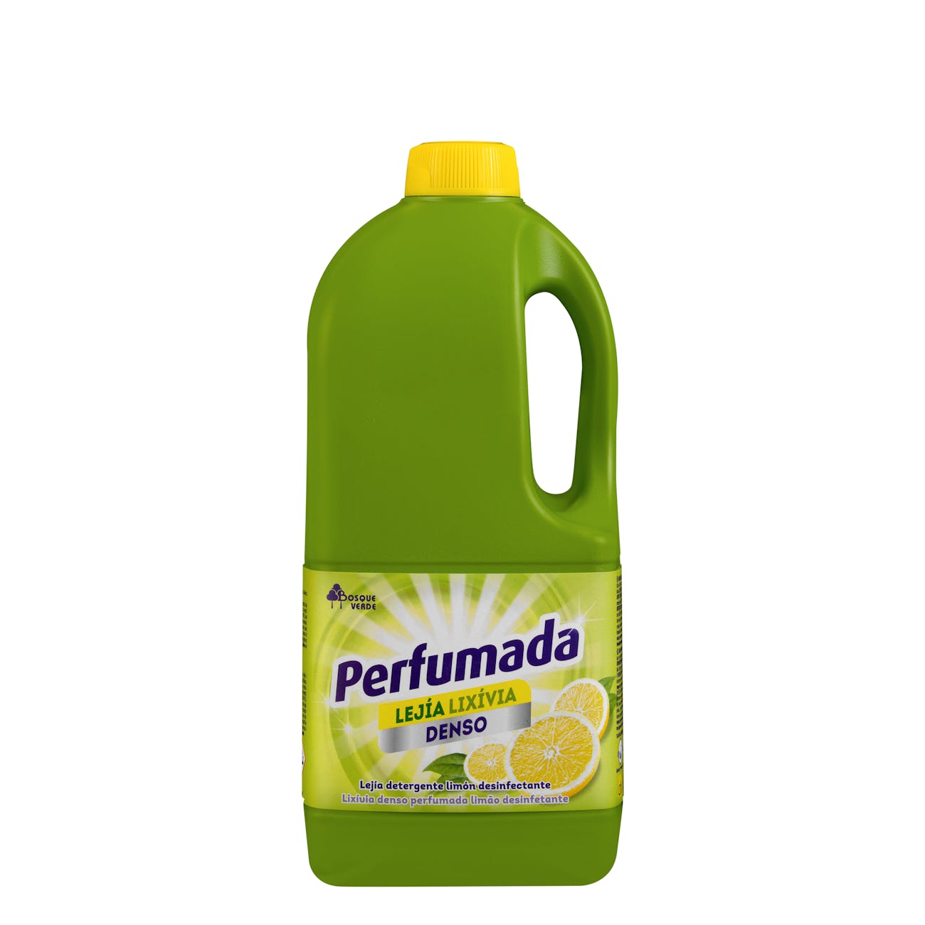 Eau de javel parfumée au citron avec détergent – Bosque Verde
