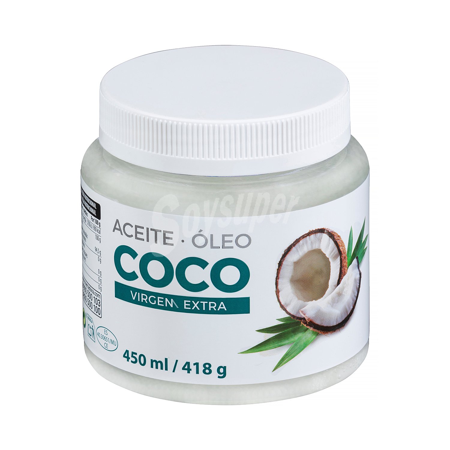 Huile de coco 450 ml – Hacendado