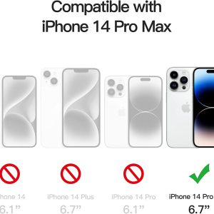 Protection D'écran à Couverture Complète pour iPhone 14 Pro Max 6,7 Pouces, en Verre Trempé 9H, HD Transparent, Lot de 3 - JETech – Image 6