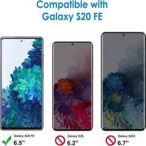 Film de Protection D'ecran en Verre Trempé pour Samsung Galaxy S20 FE 5G 6,5 pouces - Lot de 3 - JETech – Image 2