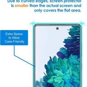 Film de Protection D'ecran en Verre Trempé pour Samsung Galaxy S20 FE 5G 6,5 pouces - Lot de 3 - JETech – Image 3