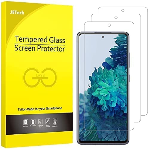 Lot de 3 film de protection d’ecran en verre trempé pour Samsung Galaxy S20 FE 5G 6,5 pouces, – JETech