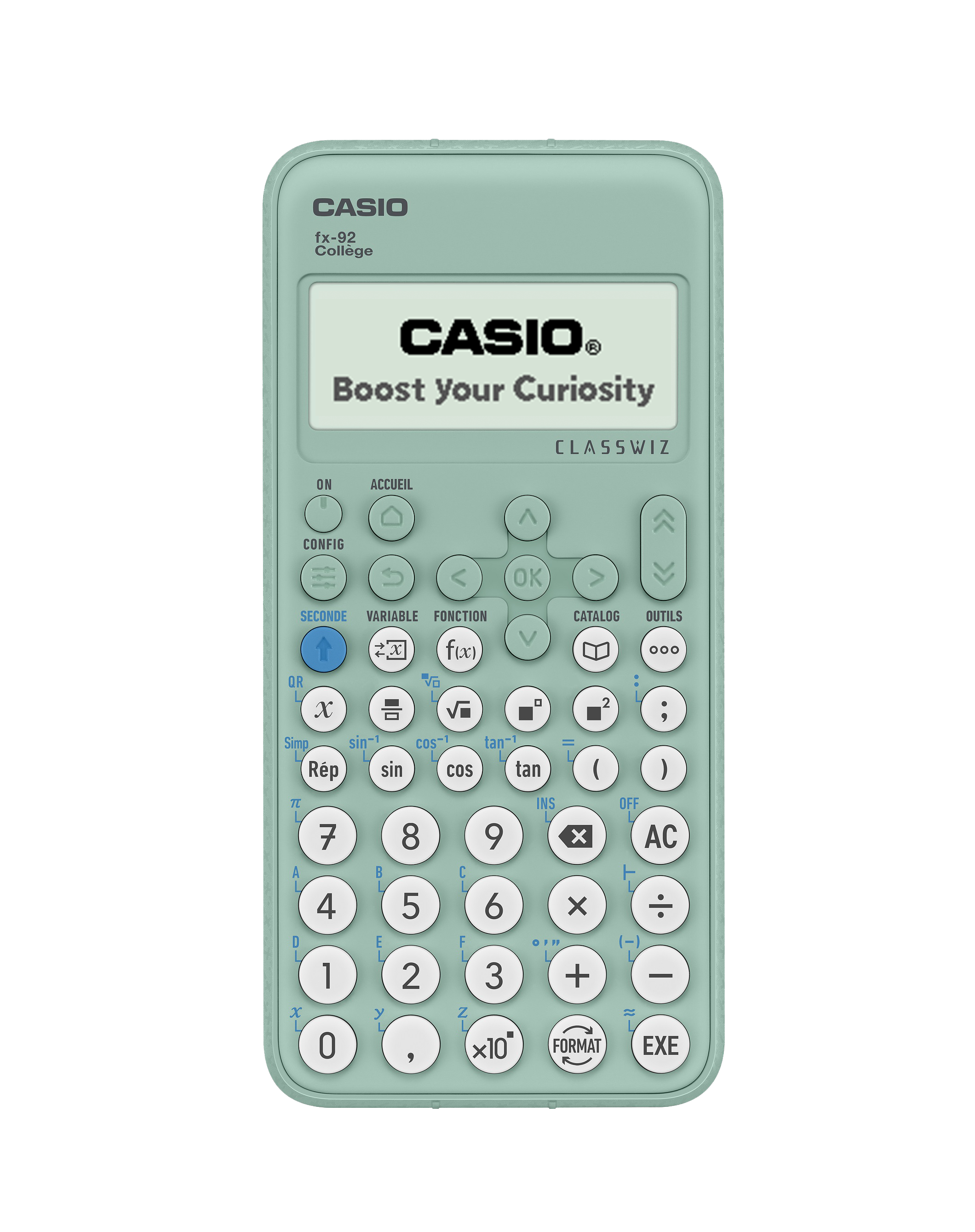 Calculatrice Scolaire Casio FX-92 collège classwiz Engineering Scientifique Verte 7