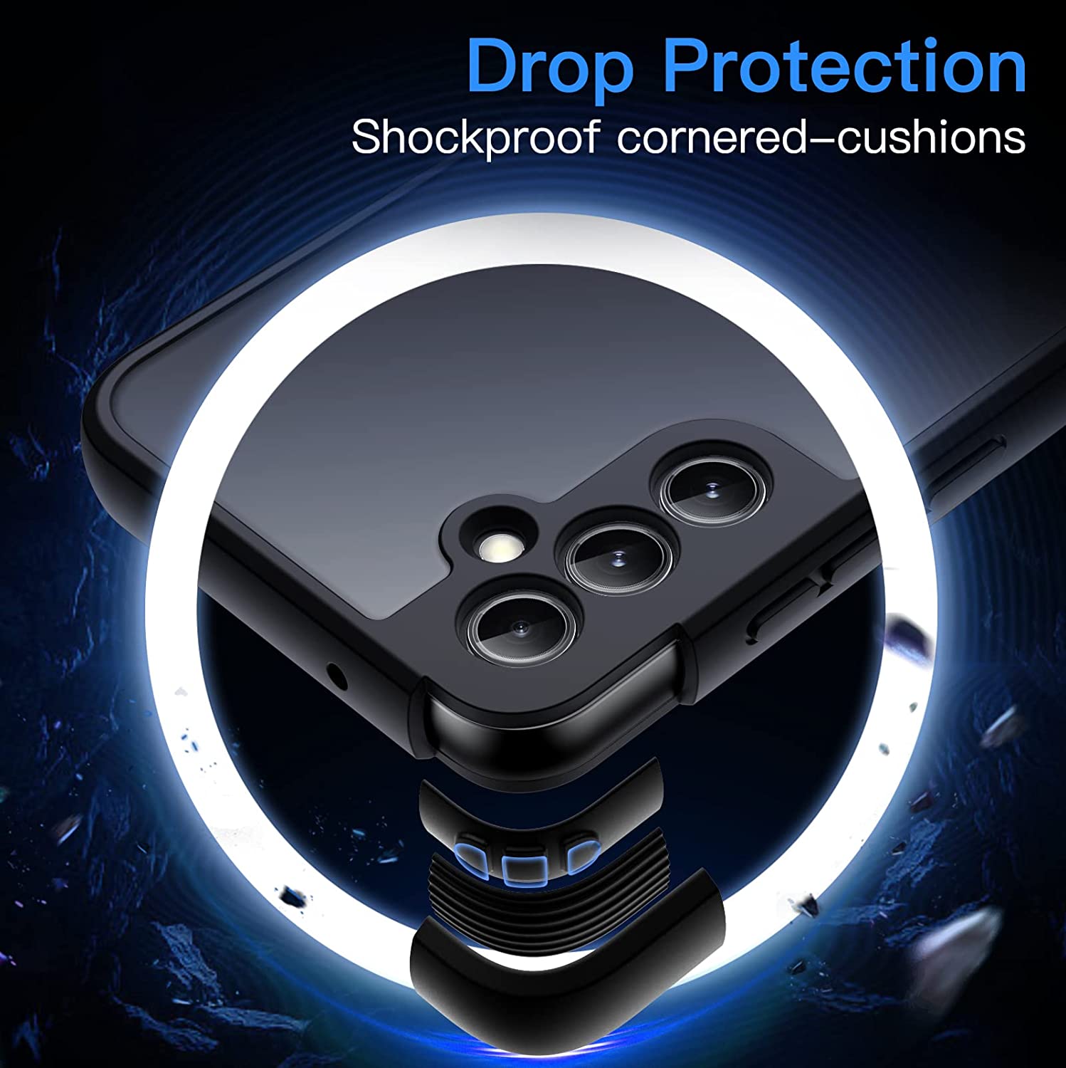 Coque JETech Mat pour Samsung Galaxy A34 6,6 Pouces (Noir) 4