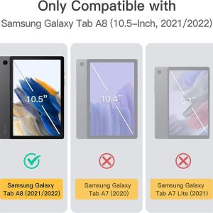 Coque pour Samsung Galaxy Tab A8 10,5 Pouces 2021 (SM-X200 - X205 - X207) - Noir - Jetech – Image 2