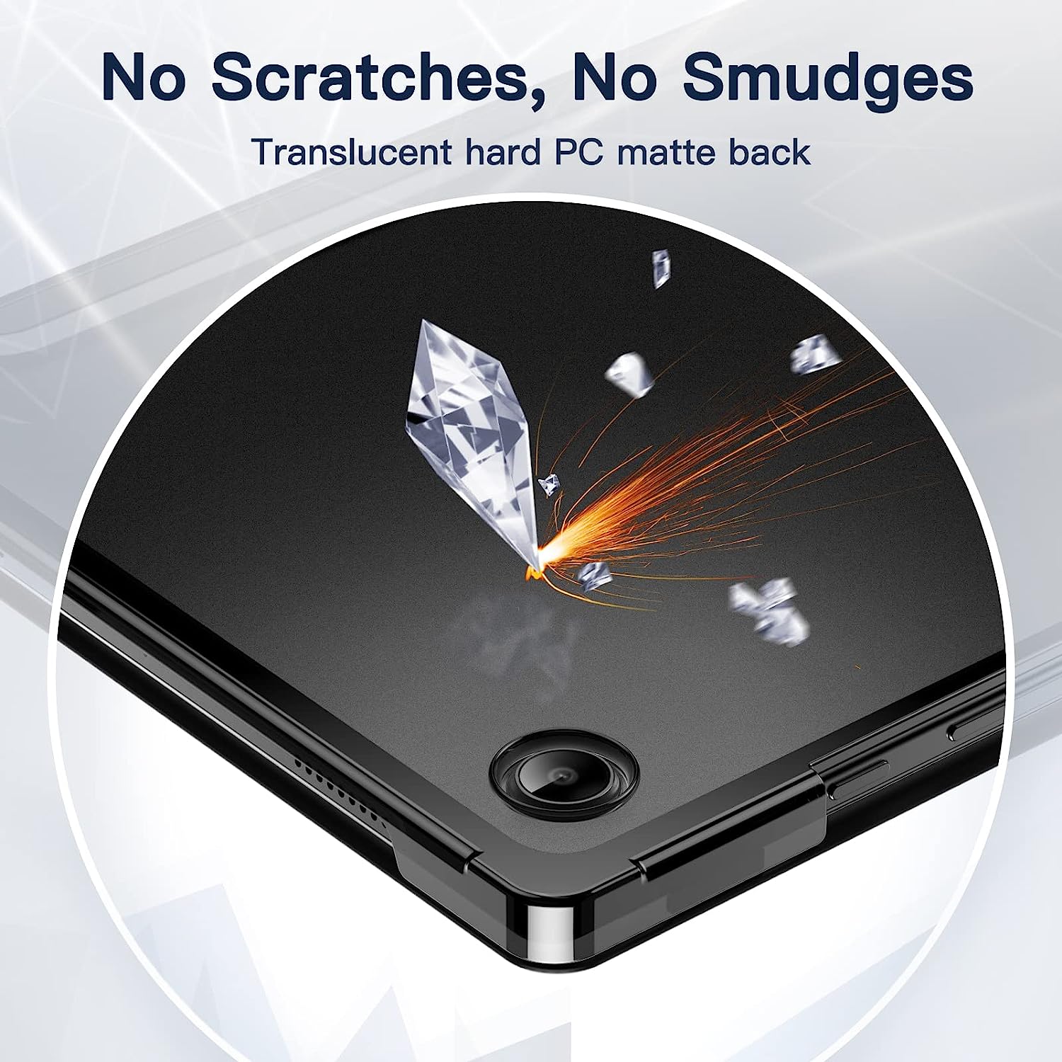 Coque pour Samsung Galaxy Tab A8 10,5 Pouces 2021 (SM-X200, X205, X207) (Noir) – JETech 4