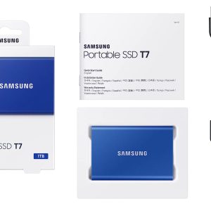 Disque SSD Externe Portable 1 To - USB 3.2 - Sécurisation Par Mot de Passe - 1050 Mo/s - T7 - Samsung – Image 7