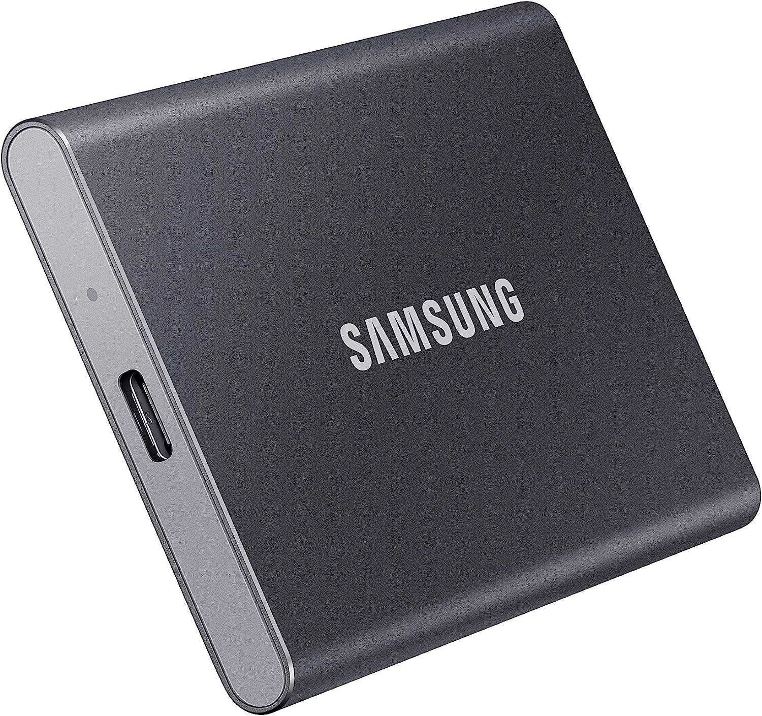 Disque SSD externe portable 1 To – USB 3.2 – Sécurisation par mot de passe – 1050 Mo par s – Samsung T7 MU-PC1T0T, WWSamsung T7 MU-PC1T0T, WW