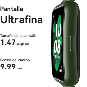 Smartwatch Surveillance de la Santé et du Fitness - Écran Ultra Fin sans Cadre - Autonomie 2 semaines  - 96 Modes D'entraînement -  Band 7 - Noir - HUAWEI – Image 2