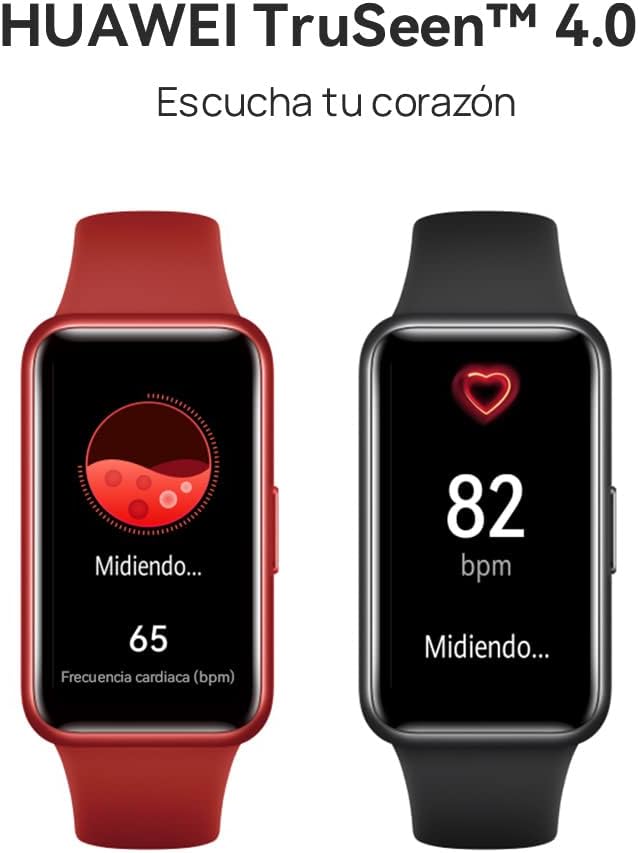 HUAWEI Band 7 Smartwatch Surveillance de la santé et du Fitness, écran Ultra Fin sans Cadre, durée de la Batterie de 2 semaines, 96 Modes d’entraînement, Noir 3