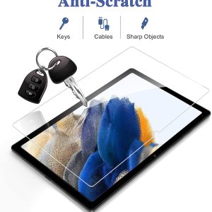 Verre Trempé (film protection d'écran) pour Samsung Galaxy Tab A8 10,5" 2021-  SM-X200 - X205 - Haute Définition - 9H Dureté - Anti Rayures - Lot de 2 - Gerutek – Image 4