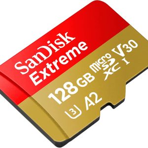 Carte Memoire Extreme 128 Go MicroSDXC + Adaptateur SD avec Performances Applicatives A2 Jusqu'à 190 Mo/s - Classe 10 - U3 - V30 - SanDisk – Image 2