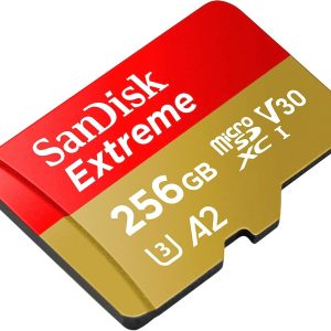 Carte Mémoire Extreme 256 Go MicroSDXC + Adaptateur SD avec Performances Applicatives A2 Jusqu'à 190 Mo/s/130 Mo/s - SanDisk – Image 2