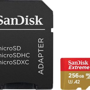 Carte Mémoire Extreme 256 Go MicroSDXC + Adaptateur SD avec Performances Applicatives A2 Jusqu'à 190 Mo/s/130 Mo/s - SanDisk – Image 5