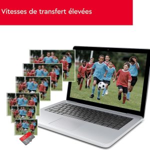 Carte Mémoire Ultra microSDXC UHS-I 256 Go + Adaptateur SD, avec jusqu'à 150 Mo/s - Classe 10 - U1 - homologuée A1 - SanDisk – Image 4