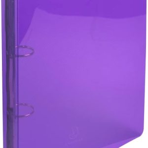 Classeur Souple Crystal - 4 Anneaux de 30 mm - Assortiment - Exacompta – Image 5