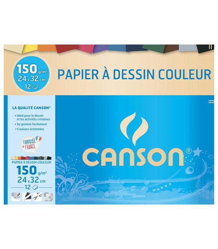 Canson - pochette papier à dessin calque - 10 feuilles - A3 - 90G