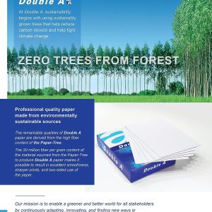 Rame de Papier A4 80g - 500 feuille - Double A – Image 7