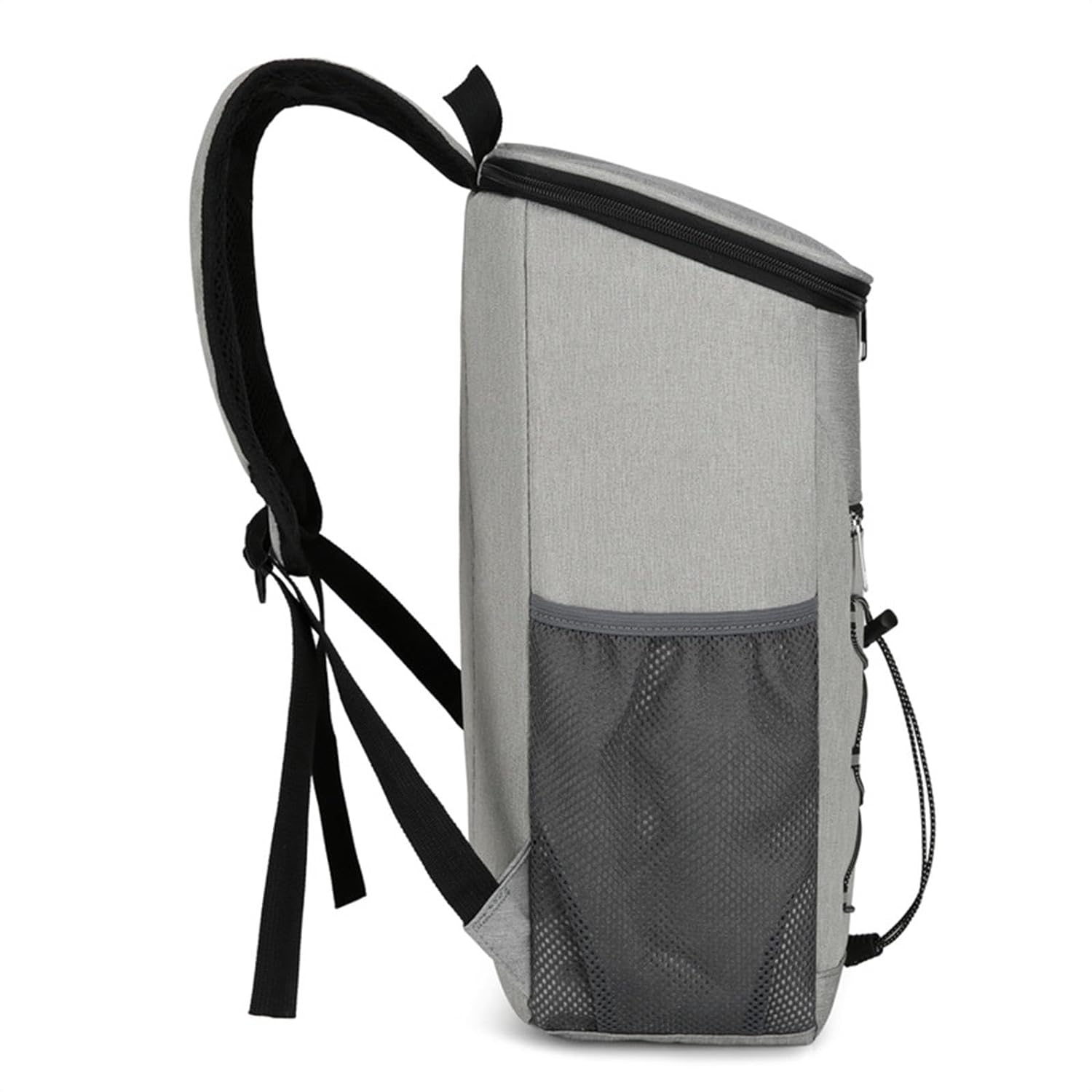 Sac à dos isotherme grande capacité pour la pêche à la plage Voyage Gris – 3