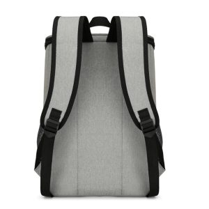 Sac à dos isotherme grande capacité pour la pêche à la plage Voyage Gris – Image 3