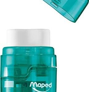 Taille crayon écolier 2 trous avec gomme, couleurs aleatoires - Maped – Image 5