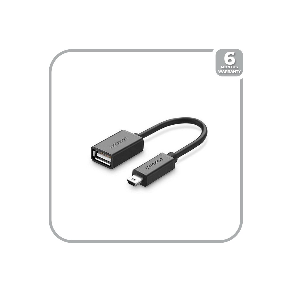 UGREEN – 10383 MINI USB OTG CÂBLE DE DONNÉES 5PIN T PORT GO AM CÂBLE DE CONNEXION