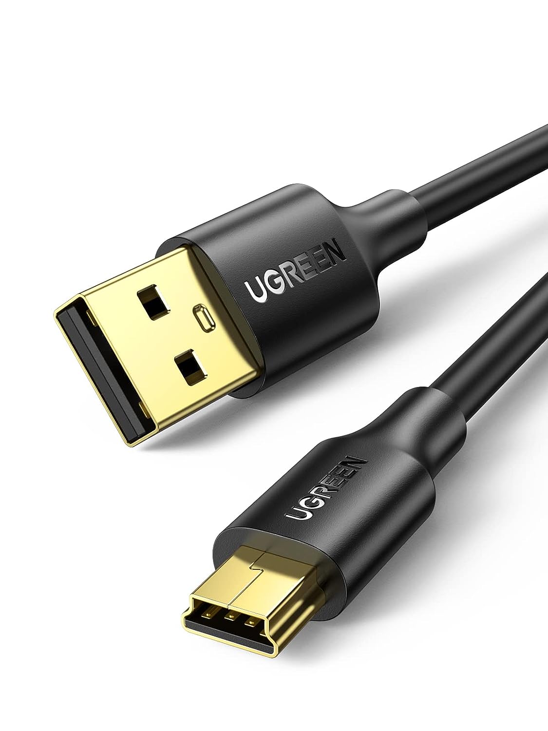 UGREEN Câble Mini USB Câble USB 2.0 Type A vers Mini B Charge et Sync Black (1M)