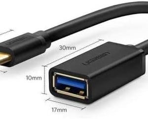Adaptateur Type-C vers USB 3.0 Converter Noir 150mm - Ugreen – Image 2