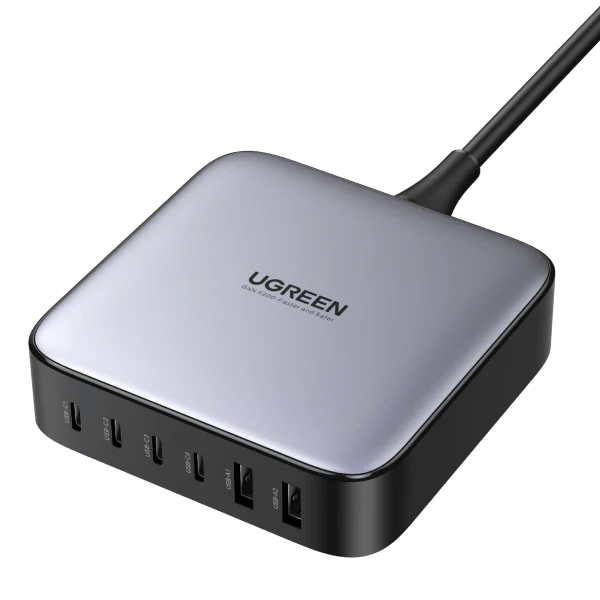 Ugreen Nexode 200W USB C GaN Charger-6 ports Chargeur de bureau