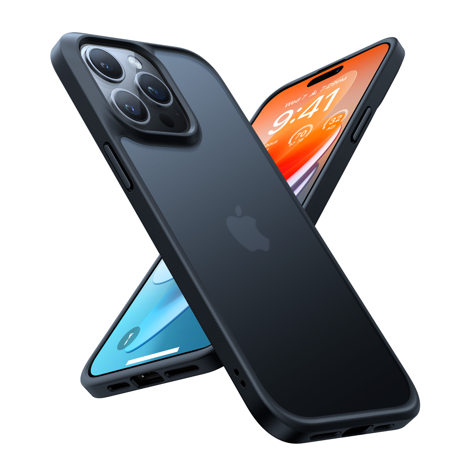 iPhone 15 pro Series Shockproof Matte Case – Guardian series