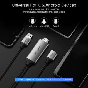 Adaptateur AV Numerique USBA femelle vers HDMI male - Ugreen – Image 5