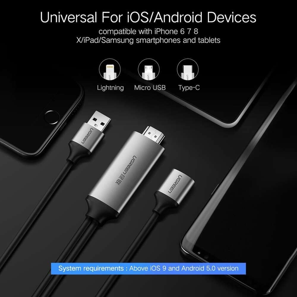 Adaptateur AV Numerique USBA femelle vers HDMI male – UGREEN 5